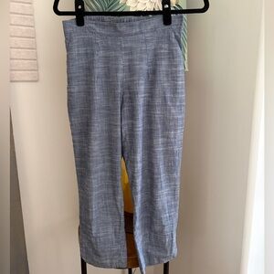 Allison Izu Miki Pant in Heathered Chambray